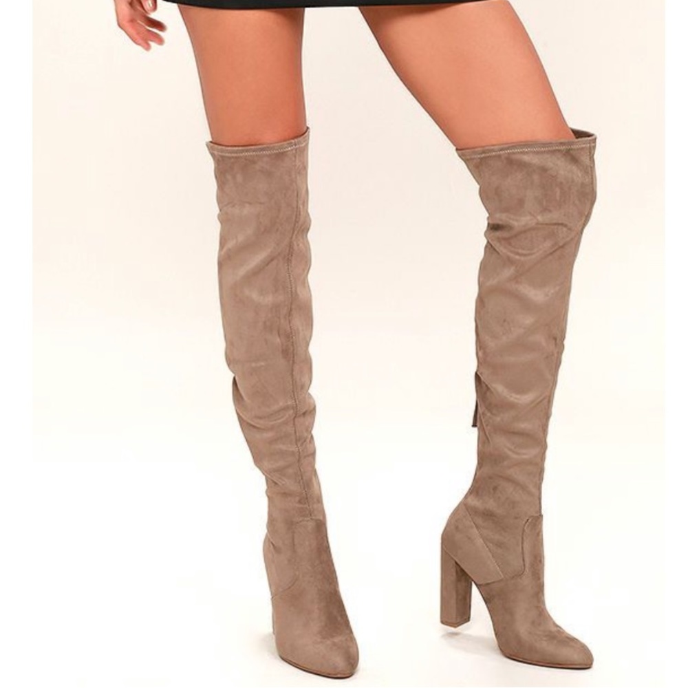 Steve Madden Suede Over the Knee Boots